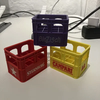 Mô hình thùng đựng đồ mini 3D phong cách két bia độc đáo