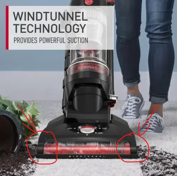 Nắp đậy con lăn bàn chải cho máy hút bụi Hoover WindTunnel (UH71330) - Image 1