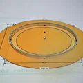 Nắp đậy 200mm cho đế xoay trưng bày 360 độ (3D Model) - Thumbnail 3