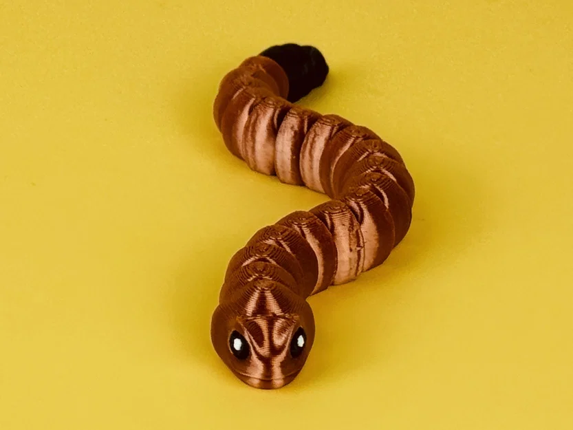 Rắn Sidewinder - Mô hình khớp nối 3D | Móc khóa in liền khối | Không cần support - Image 3