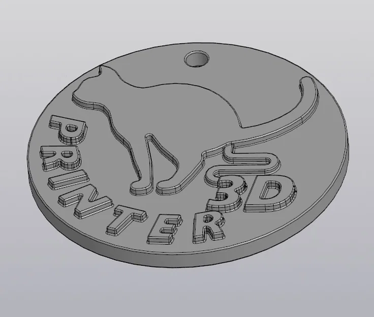 Móc Khóa Mèo In 3D Độc Đáo - Phụ Kiện Cho Fan Công Nghệ - Image 3