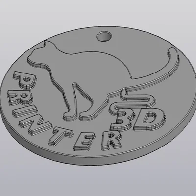Móc Khóa Mèo In 3D Độc Đáo - Phụ Kiện Cho Fan Công Nghệ