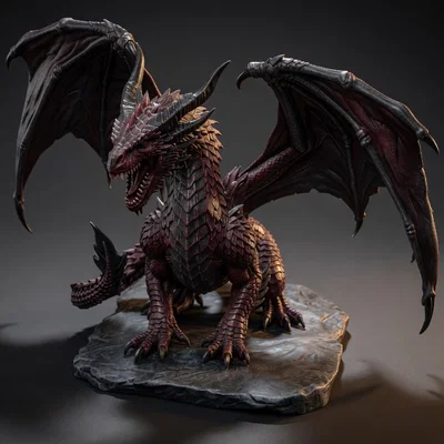 Mô hình in 3D Ancient Dragon đầy uy nghiêm