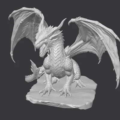 Mô hình in 3D Ancient Dragon đầy uy nghiêm