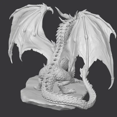Mô hình in 3D Ancient Dragon đầy uy nghiêm