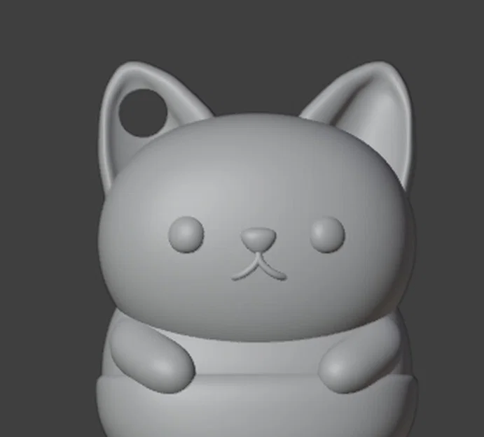 Móc khóa mèo tiên cá cử động dễ thương - File in 3D độc đáo - Image 7