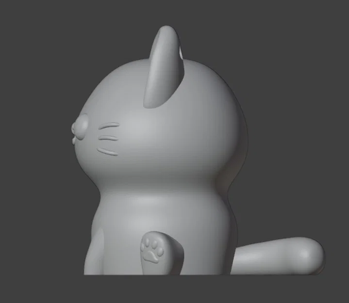 Móc khóa mèo 3D đáng yêu có đuôi cử động linh hoạt - Image 5