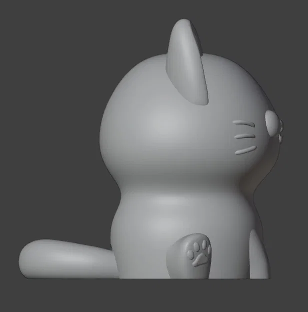 Móc khóa mèo 3D đáng yêu có đuôi cử động linh hoạt - Image 8
