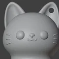 Móc khóa mèo 3D đáng yêu có đuôi cử động linh hoạt - Thumbnail 9