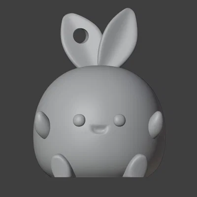 Móc khóa hình trái cây (Funny Citrus Keychain) xinh xắn in 3D