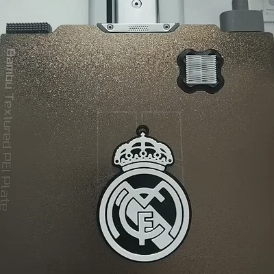 Móc khóa Real Madrid - Phụ kiện in 3D cho fan hâm mộ bóng đá
