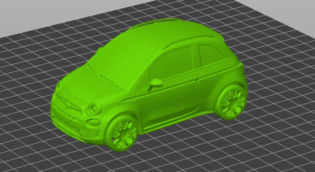 Mô hình 3D xe Fiat 500L Futura thiết kế chi tiết - Image 1