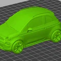Mô hình 3D xe Fiat 500L Futura thiết kế chi tiết - Thumbnail 1