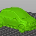 Mô hình 3D xe Fiat 500L Futura thiết kế chi tiết - Thumbnail 2