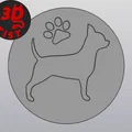 Bộ 4 đế lót ly hình chú cún đáng yêu - File in 3D - Thumbnail 5