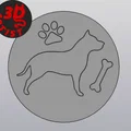 Bộ 4 đế lót ly hình chú cún đáng yêu - File in 3D - Thumbnail 7