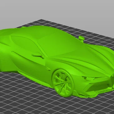 Mô hình 3D Alfa Romeo GTV Futura GT4 huyền thoại cho anh em sưu tầm