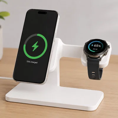 Đế giữ iPhone MagSafe và Giá sạc Huawei Watch 4, 5