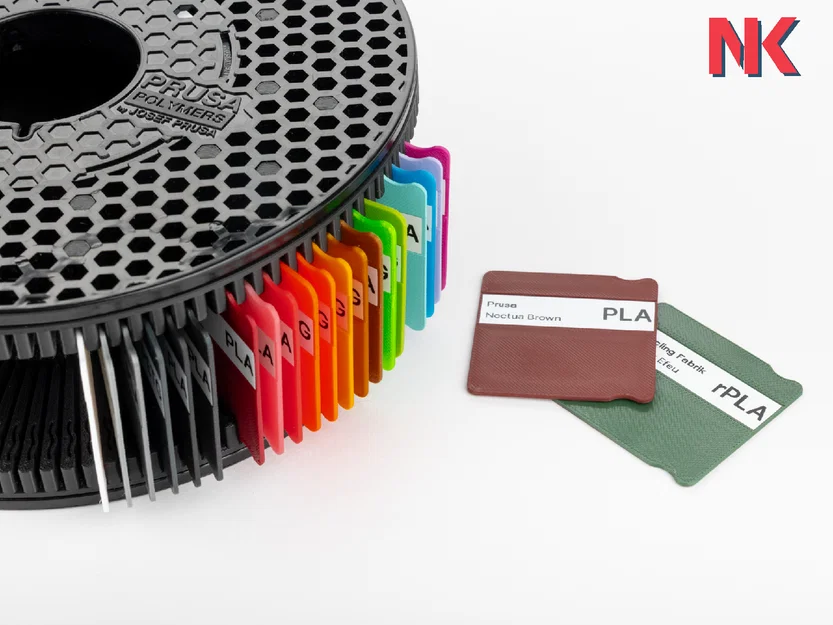 Prusament Spool - Bộ tổ chức mẫu nhựa (Swatch Organizer) - Image 1