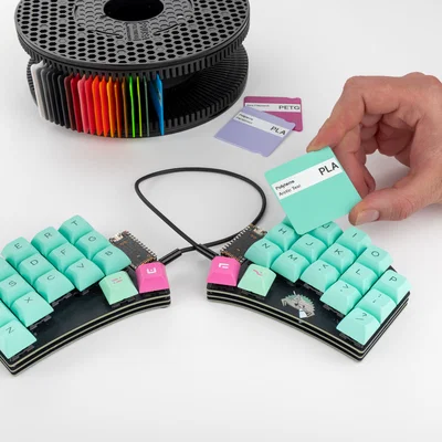 Prusament Spool - Bộ tổ chức mẫu nhựa (Swatch Organizer)