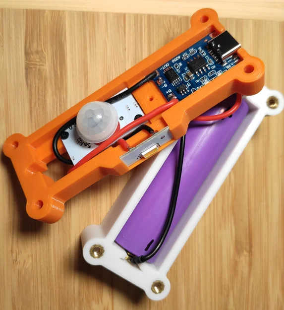 Độ đèn cảm biến chuyển động (Chuyển từ pin AAA sang 18650) - Image 2