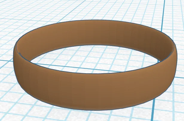 Mẫu nhẫn phong cách vân gỗ tối giản (Petite Bague Style Bois) - Image 1