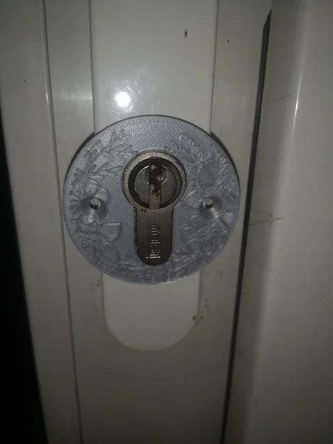 Mặt nạ che ổ khóa cửa trang trí độc đáo (Lock Cover 2) - Image 1