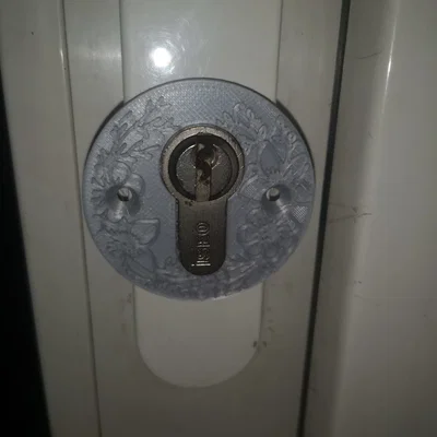 Mặt nạ che ổ khóa cửa trang trí độc đáo (Lock Cover 2)