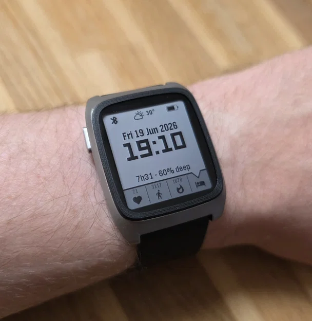 Ốp viền bezel nhỏ cho Pebble Time 2 - Image 1