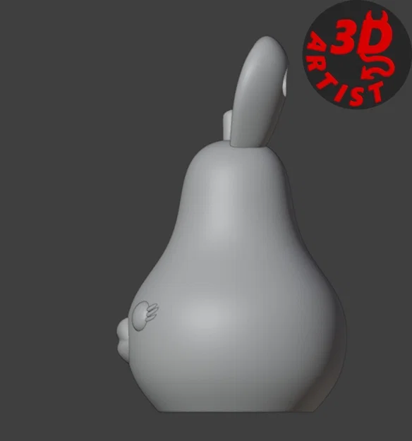 Móc khóa hình quả lê vui nhộn (Funny Pear Keychain) - Tự in 3D - Image 3