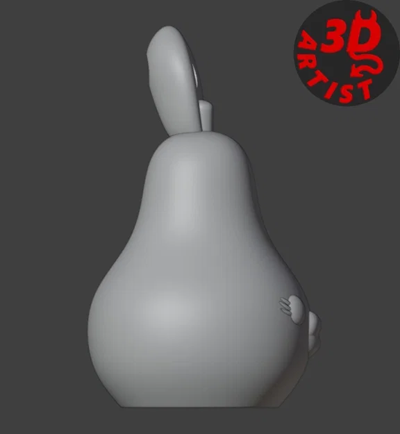 Móc khóa hình quả lê vui nhộn (Funny Pear Keychain) - Tự in 3D - Image 5