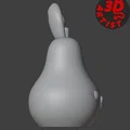 Móc khóa hình quả lê vui nhộn (Funny Pear Keychain) - Tự in 3D - Thumbnail 5