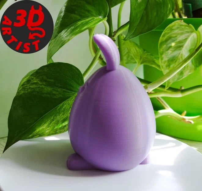 Mô hình chú thỏ nhỏ (Cute Little Bunny) dễ thương cho in 3D - Image 4