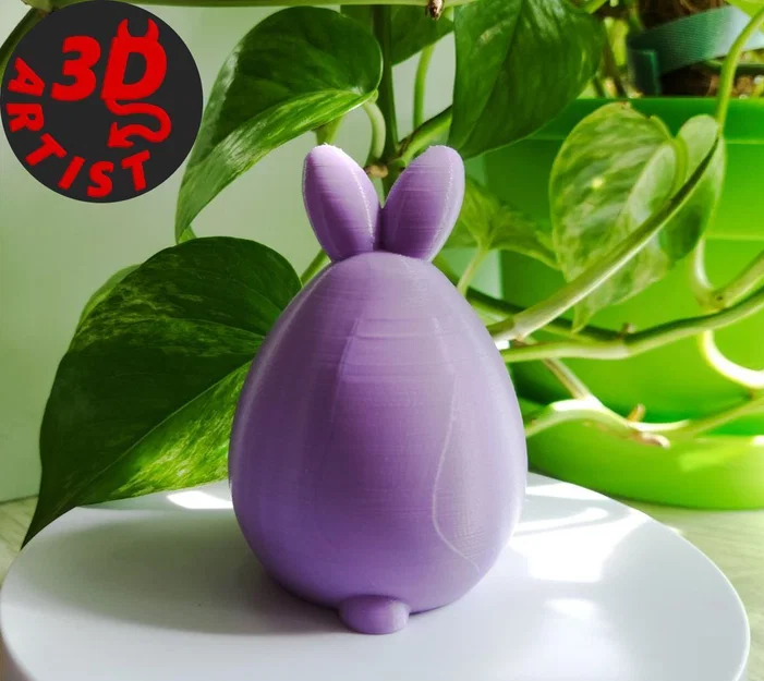 Mô hình chú thỏ nhỏ (Cute Little Bunny) dễ thương cho in 3D - Image 5