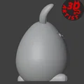 Mô hình chú thỏ nhỏ (Cute Little Bunny) dễ thương cho in 3D - Thumbnail 11
