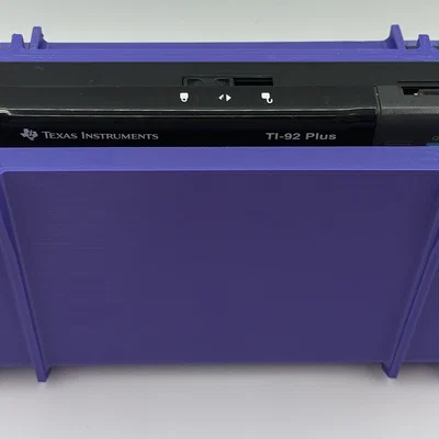 Vỏ bảo vệ có chốt cài TI-92 + Phiên bản vỏ trống