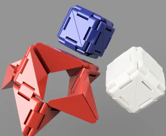 Fidget Puzzle Cube - Mẫu Đồ Chơi Xoay Thư Giãn Độc Đáo In 3D - Image 1
