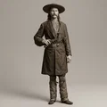 Mô hình in 3D tay súng miền Tây huyền thoại Wild Bill Hickok - Thumbnail 1