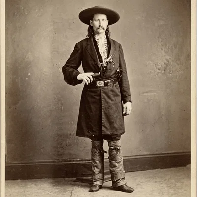 Mô hình in 3D tay súng miền Tây huyền thoại Wild Bill Hickok