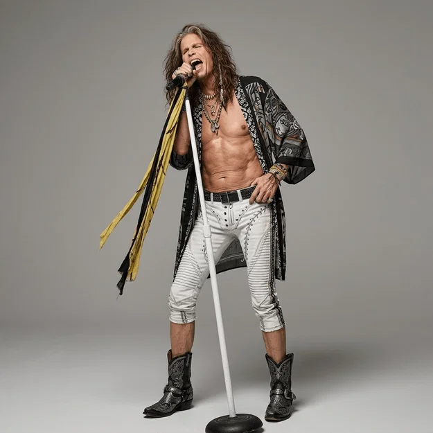 Mô hình 3D Steven Tyler (Aerosmith) độc đáo cho người yêu nhạc Rock - Image 1