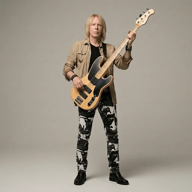Mô hình 3D Tom Hamilton (Aerosmith) - Đồ chơi trang trí cho Fan Rock - Image 1