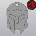 Bộ mô hình in 3D Knight's Helmet: Miếng lót cốc và móc khóa - Thumbnail 4