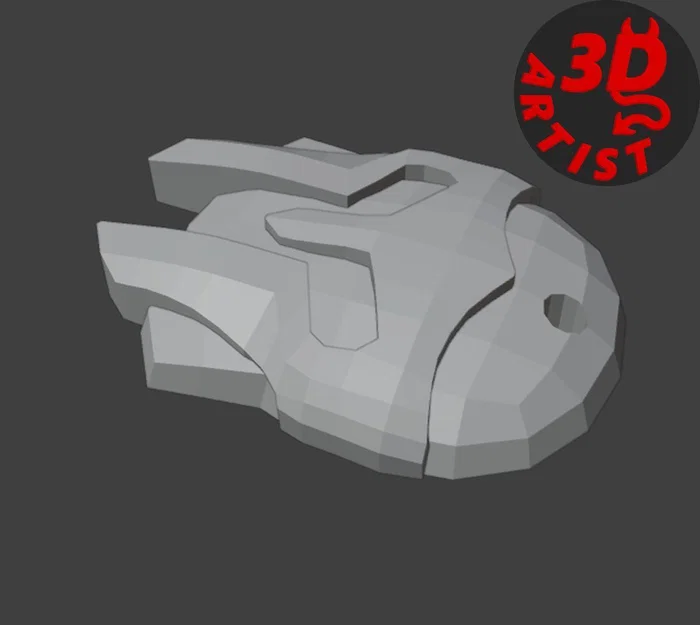 Bộ mô hình in 3D Knight's Helmet: Miếng lót cốc và móc khóa - Image 7
