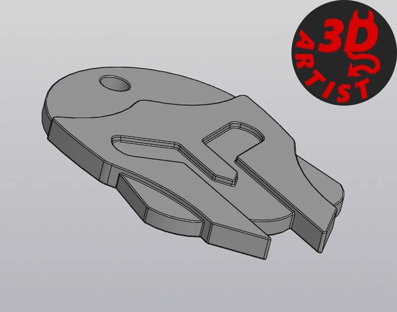 Bộ mô hình in 3D Knight's Helmet: Miếng lót cốc và móc khóa - Image 9