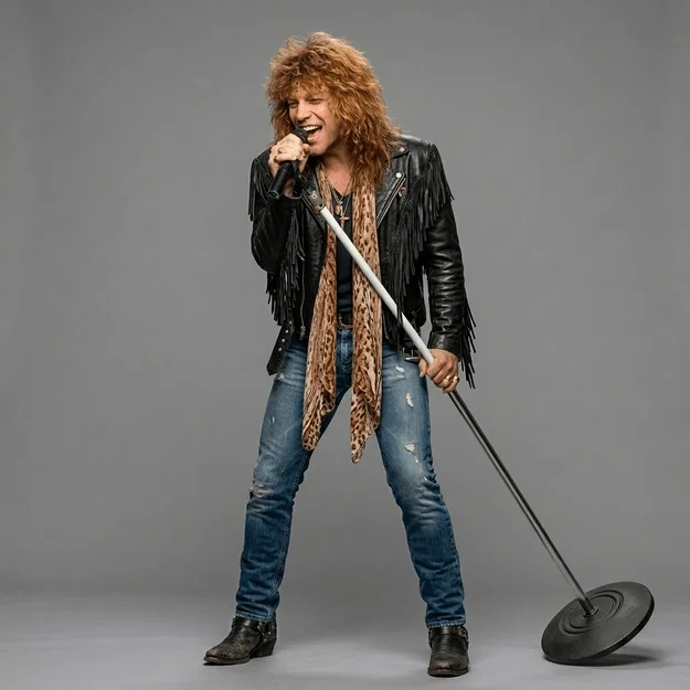 Mô hình 3D nghệ sĩ Jon Bon Jovi cực chất cho người hâm mộ - Image 1
