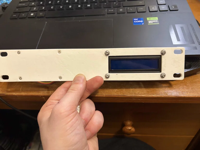 Khung Rack 10 inch cho màn hình LCD 16x2 và mạch điều khiển - Image 2