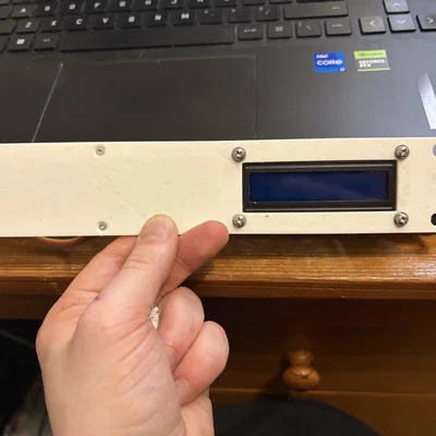 Khung Rack 10 inch cho màn hình LCD 16x2 và mạch điều khiển