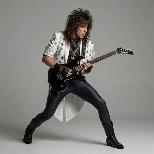 Mô hình 3D Richie Sambora (Bon Jovi) cho người yêu nhạc Rock - Image 1