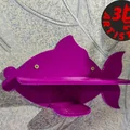 Kệ treo tường hình cá 3D độc đáo trang trí nội thất cực xinh - Thumbnail 4