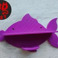 Kệ treo tường hình cá 3D độc đáo trang trí nội thất cực xinh - Thumbnail 5